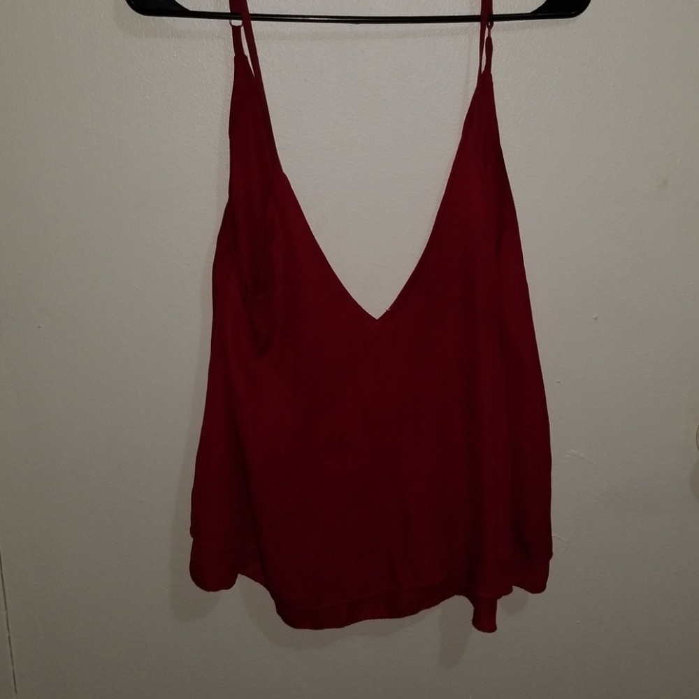 Flowy V Neck Top